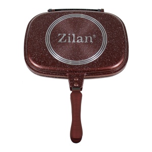 Tigaie dubla Zilan, antiaderenta, diametru 30 cm, 30x22x4.5 cm, ZLN9522 - Img 3