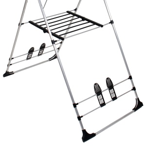 Uscator rufe pliabil Zilan, aluminiu, 108x63 cm, suprafata uscare 24m, 2.5 kg, ZLN0652 - Img 2