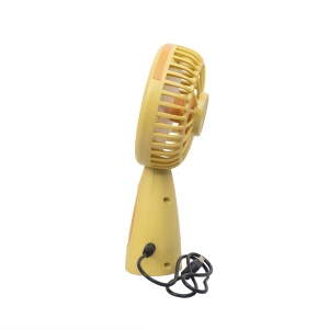 Ventilator de mana Zilan, alimentare USB, 3.7W, galben, 17x9.5x5 cm, ZTS8240 - Img 5