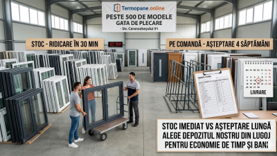 Termopane pe comandă vs. Termopane din stoc: Cum să economisești timp și bani la renovarea casei