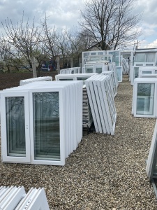 Geamuri din pvc, termopan, 2 canate, culoare albă