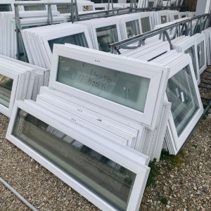Fereastre cu tâmplărie PVC și geam termopan de culoare albă, mai multe modele