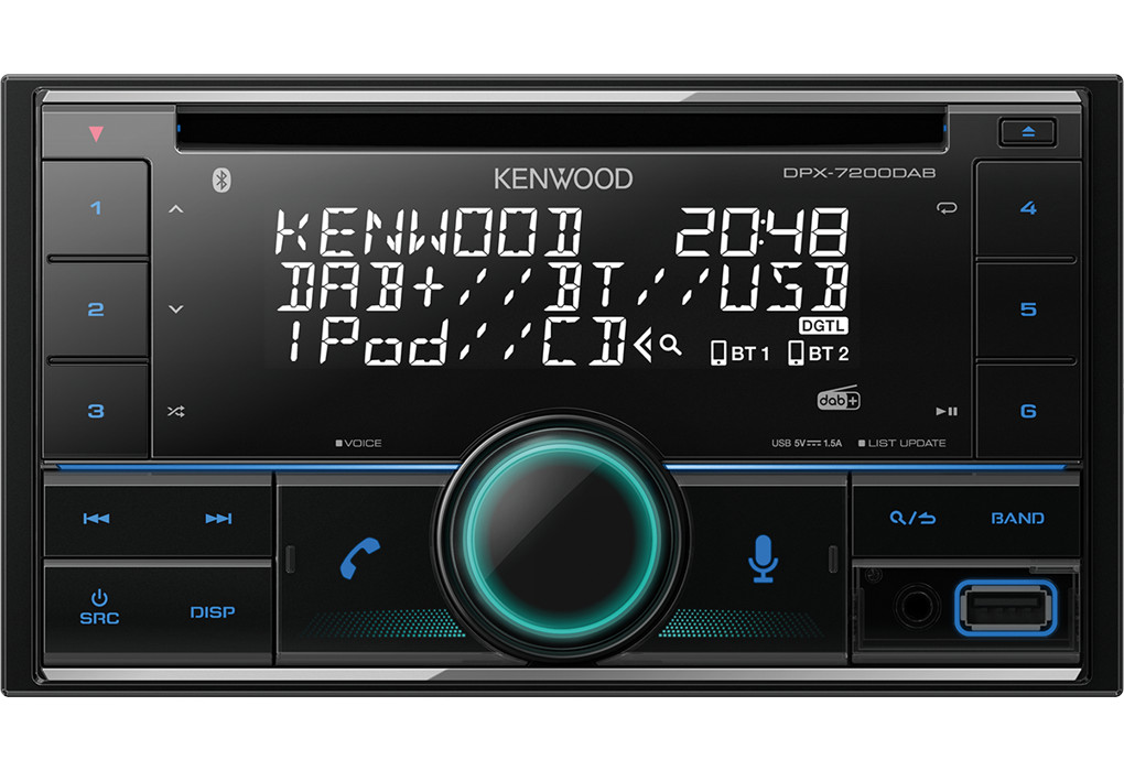 AUTORADIO MUTIMEDIA KENWOOD Apple CarPlay et Android Auto 4 X 50W - Speed  Wheel