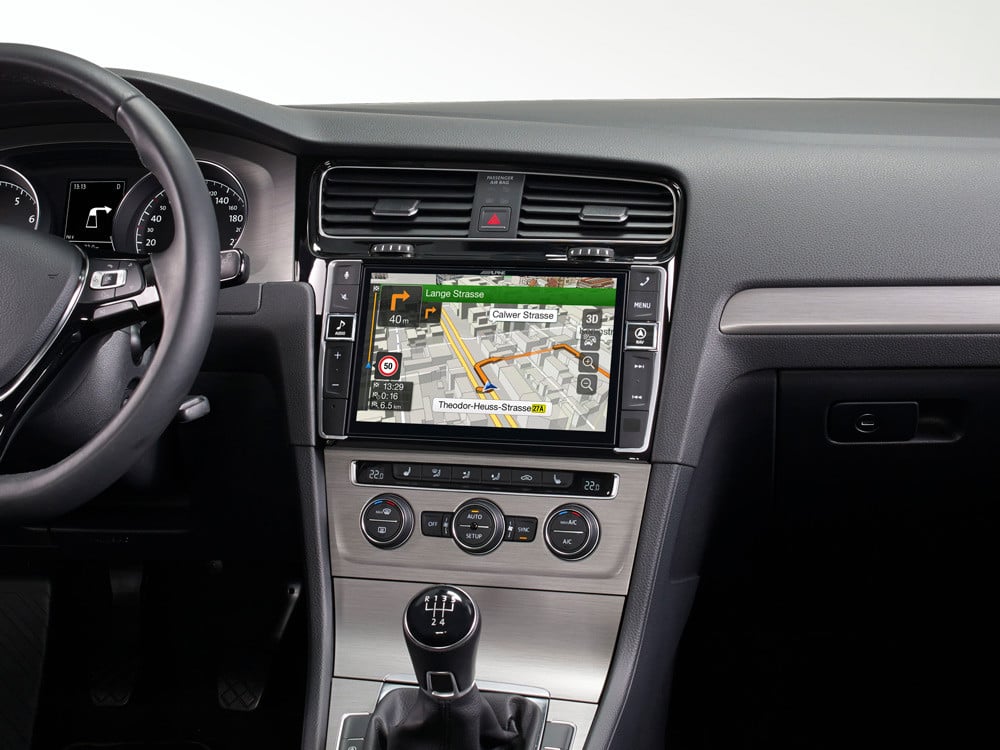 X903D-G7 Sistem cu navigatie si ecran de 9 pentru VW Golf VII, Alpine