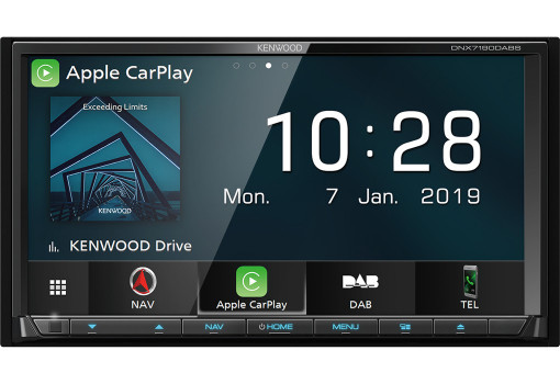 DNX-7190DABS Sistem 2Din cu navigatie de 7″ WVGA, DVD, control smartphone si DAB+, Kenwood