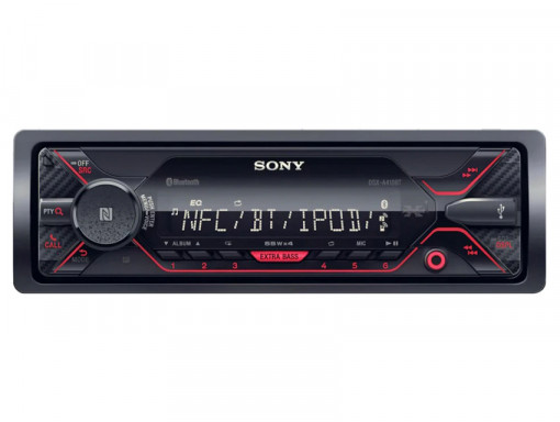 DSXA410BT Player auto Sony, BT/USB, 4x55W, rosu