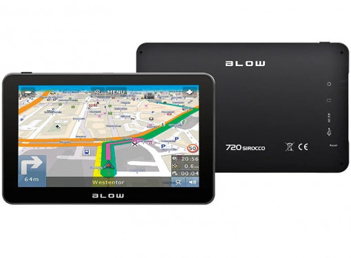 GPS720 Sirocco Navigatie GPS Portabila 8GB de 7" Blow