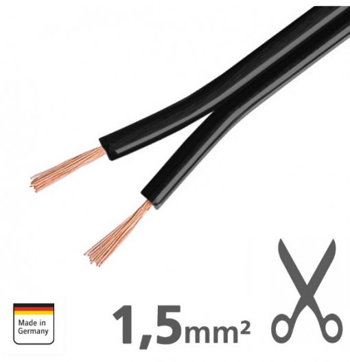 XLS150 Cablu pentru difuzoare 2×1.5mm², Ampire