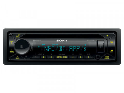 MEXN5300BT Player auto Sony, CD/BT/USB/NFC, 4x55W, multicolor