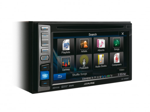 IVE-W585BT DVD Player auto Alpine 2DIN, DVD/CD/BT/USB, 4x50W, multicolor