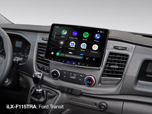 iLX-F115TRA Sistem Multimedia cu ecran de 11" pentru Ford Transit Custom, Alpine