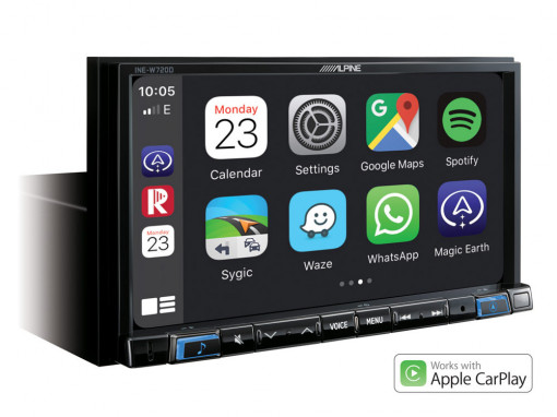INE-W720D Sistem cu navigatie si ecran de 7", Alpine