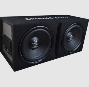 GZIB 2.30BR-ACT Subwoofer activ in incinta dubla Ground Zero, 2x30cm (12"), 400W - Img 3