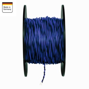 IKV050-BL-150 Rola de 150m cablu rasucit Ampire pentru difuzoare, 2x0.5mm² - Img 2
