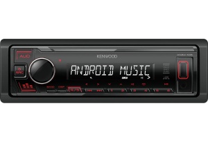 KMM-105RY RADIO CU USB KENWOOD, ROSU - Img 3