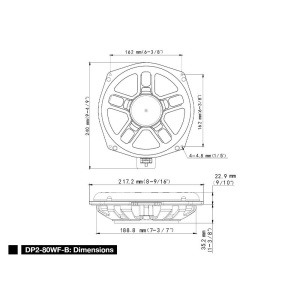DP2-80WF-B SET 2 SUBWOOFERE DE 20CM (8'') ALPINE PENTRU BMW - Img 3