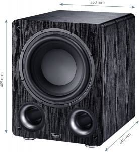 Alpha RS 12 Subwoofer activ Magnat negru - Img 4