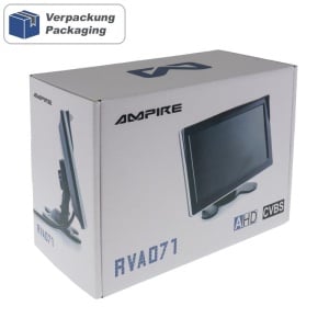 RVA071 Monitor Ampire de 7'' pentru redare camera AHD sau CVBS - Img 2