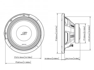 S2-W12D2 Subwoofer auto Alpine de 30cm (12″), 2Ω, 1800W - Img 6