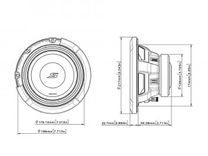 S2-W8D2 Subwoofer auto Alpine de 20cm (8″), 2Ω, 900W - Img 6