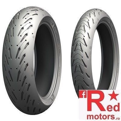 Set anvelope/cauciucuri moto Michelin Road 6 120/70ZR17 58W + 180