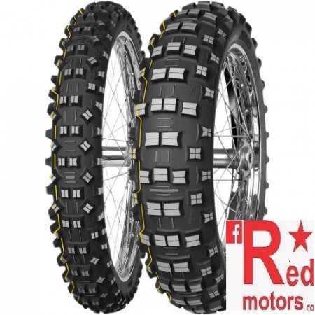 Set anvelope/cauciucuri moto Mitas TERRA FORCE-EF SUPER YELLOW TT Front 90/90-21 54R + 140/80-18 70R TT Rear