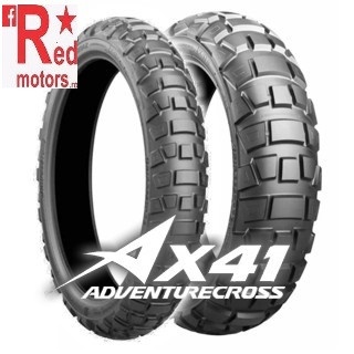 Set anvelope/cauciucuri moto Bridgestone Battlax AdventureCross AX41 M+S 110/80B19 59Q TL + 150/70B17 69Q TL