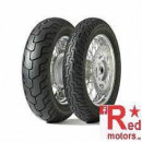 Anvelopa/cauciuc moto fata Dunlop D404 130/90-16 67H TT F WWW (talon alb)