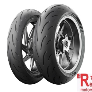 Set anvelope/cauciucuri moto Michelin Power 6 120/70 ZR 17 58(W) TL Front + 200/55 ZR 17 78(W) TL Rear - Img 2