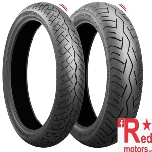 Set anvelope/cauciucuri moto Battlax Bias Touring BT46 TL 100/90-19 TL 57H + 130/80-17 TL 65H