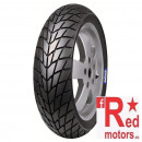 Anvelopa/cauciuc moto fata/spate Mitas MC-20 Monsum M+S TL 130/70-12 62P Front/Rear WW (talon alb)