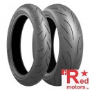 Set anvelope/cauciucuri moto Bridgestone Battlax S21 120/70ZR17 58W TL Front + 180/55ZR17 73W TL Rear