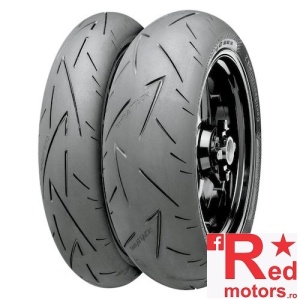 Set anvelope/cauciucuri moto Continental SPORTATTACK 120/70 R17 58W TL Front + 190/50 R17 73W TL Rear