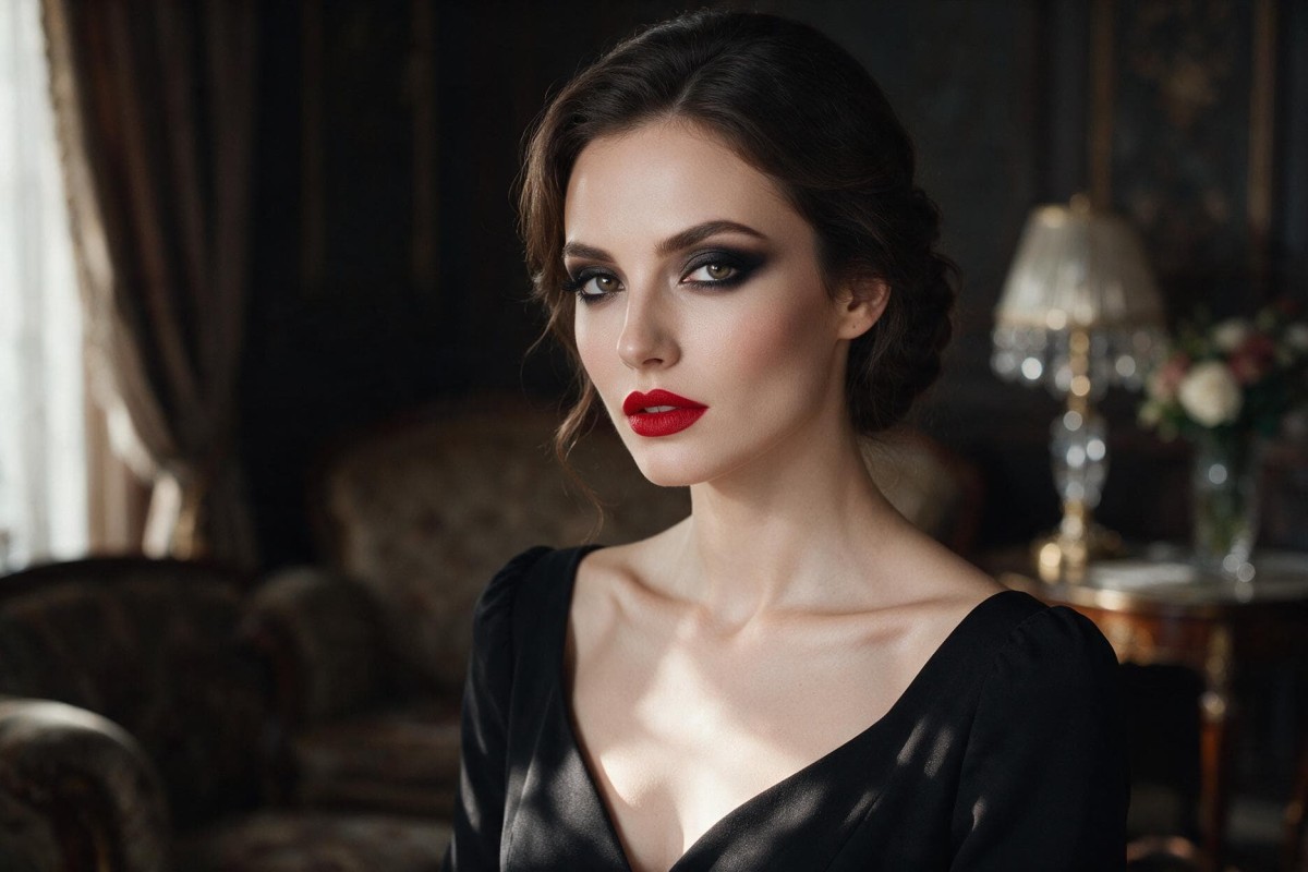 Ce machiaj se potriveste la rochie neagra