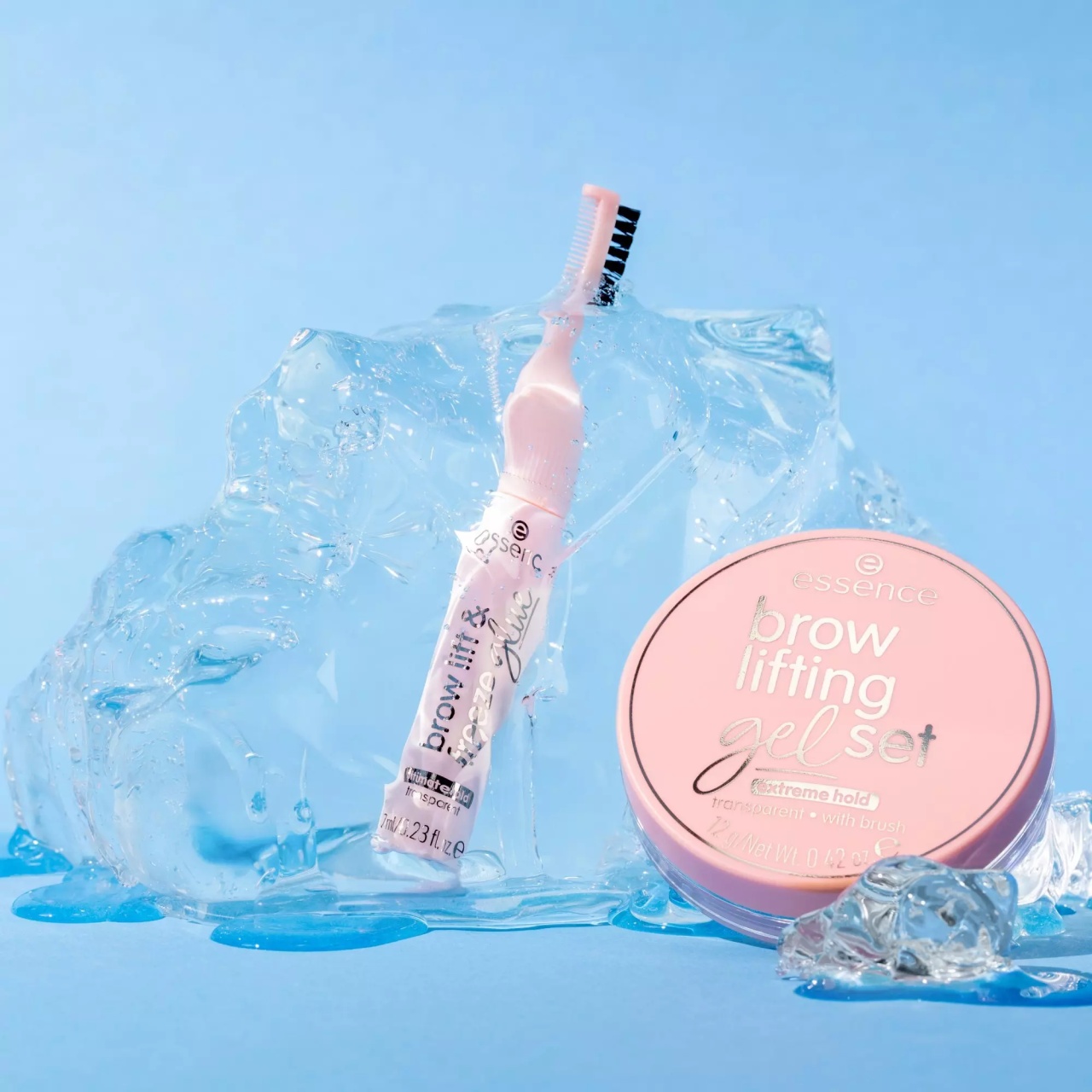 Essence Brow Lift & Freeze Glue 01 – gel transparent fixare sprâncene