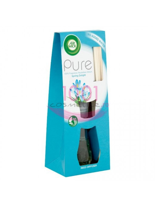 Air wick reed diffuser odorizant betisoare parfumate spring delight pure 1 - 1001cosmetice.ro