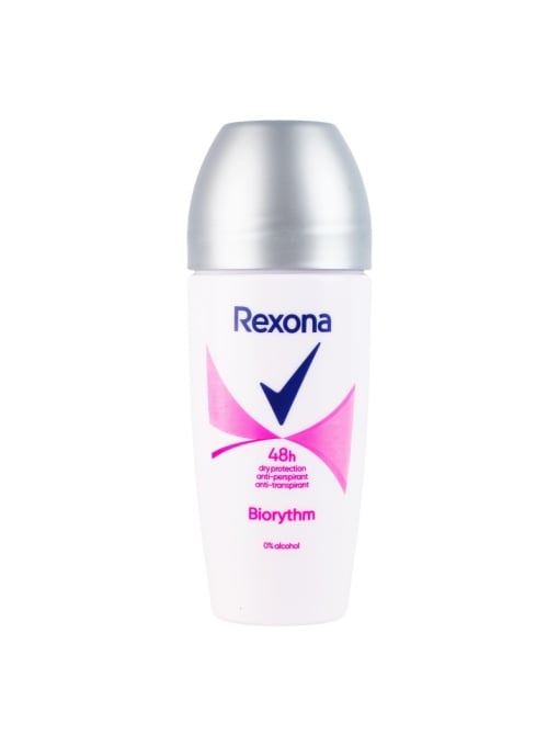 Antiperspirant deodorant roll-on 48H Protection, Biorytm, Rexona, 50 ml