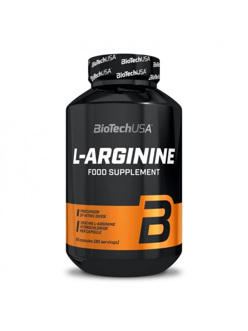 BIOTECH USA L ARGININE FOOD SUPPLEMENT SUPLIMENT ALIMENTARL ARGININA 90 MEGA CAPSULE