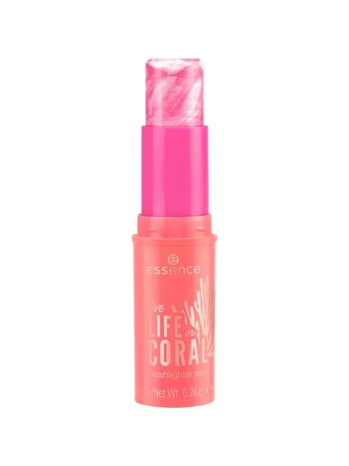 Make-up | Blush iluminator stick life in coral, essence, 7 g | 1001cosmetice.ro