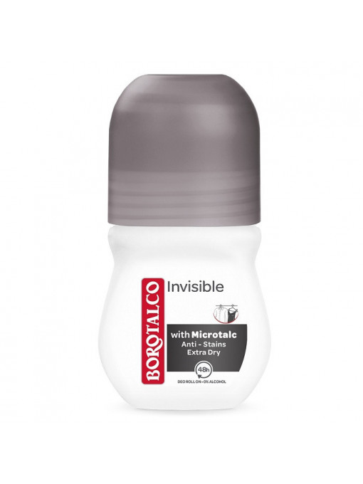 Borotalco | Borotalco invisible deodorant antiperspirant roll-on | 1001cosmetice.ro