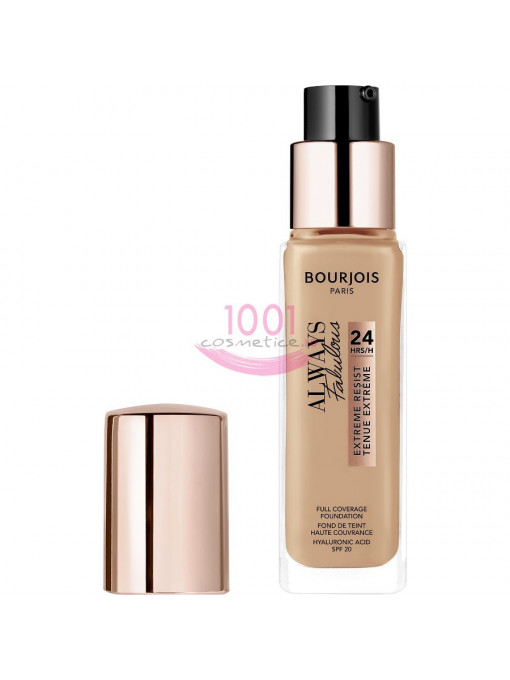 Make-up, bourjois | Bourjois always fabulous 24h extreme resist fond de ten rose beige 400 | 1001cosmetice.ro