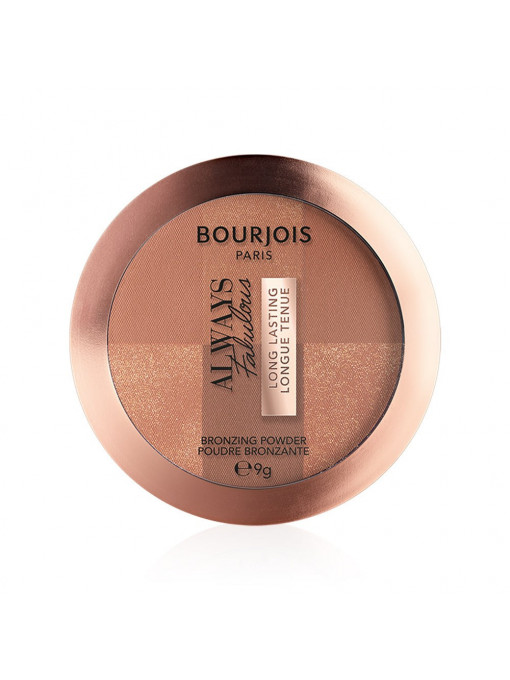 Bourjois always fabulous long lasting pudra bronzanta fonce/dark 002 1 - 1001cosmetice.ro