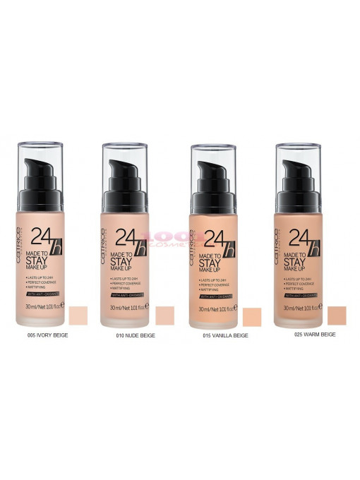 Catrice 24h made to stay make up fond de ten matifiant 1 - 1001cosmetice.ro