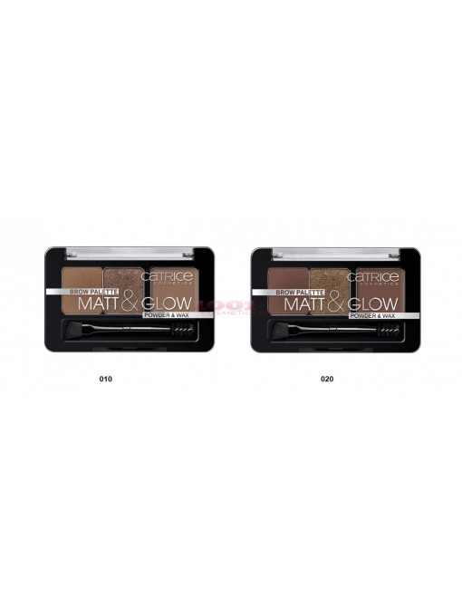 Catrice brow palette matt& glow paleta pentru stilizarea sprancenelor 1 - 1001cosmetice.ro