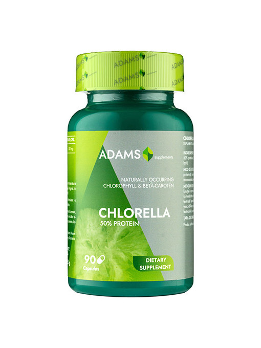 Chlorella, supliment alimentar 300 mg, Adams