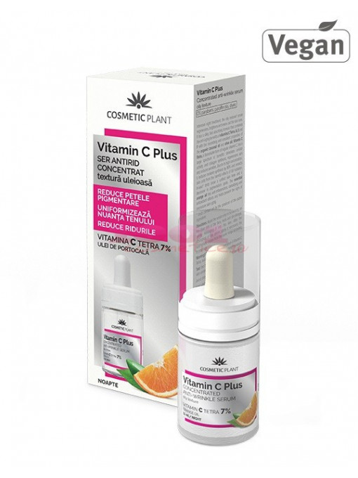 Cosmetic plant ser antirid concentrat uleios vitamin c plus 1 - 1001cosmetice.ro