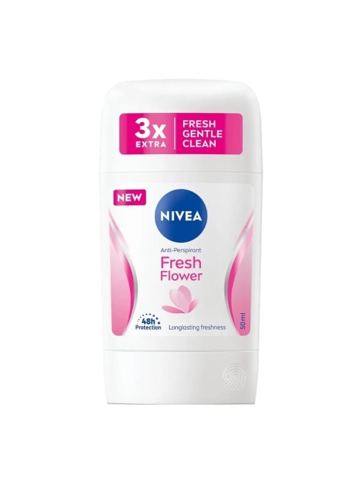 Promotii | Deo anti-perspirant stick 48h fresh flower, nivea, 50 ml | 1001cosmetice.ro