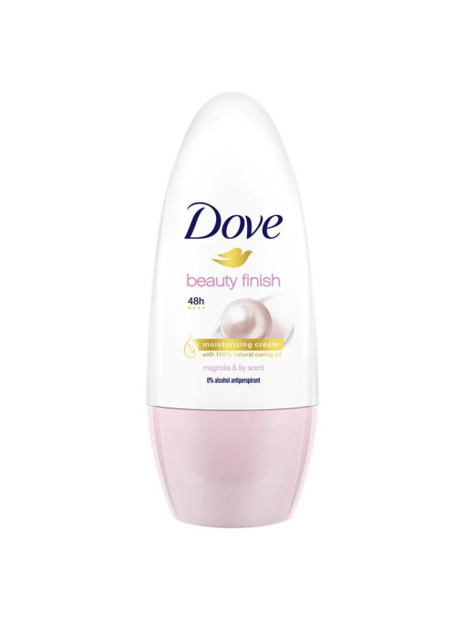 Parfumuri dama | Deodorant antiperspirant roll on cu magnolia & lily scent, beauty finish, dove, 50 ml | 1001cosmetice.ro