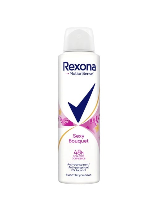 Deodorant antiperspirant spray Sexy Bouquet, Rexona, 150 ml