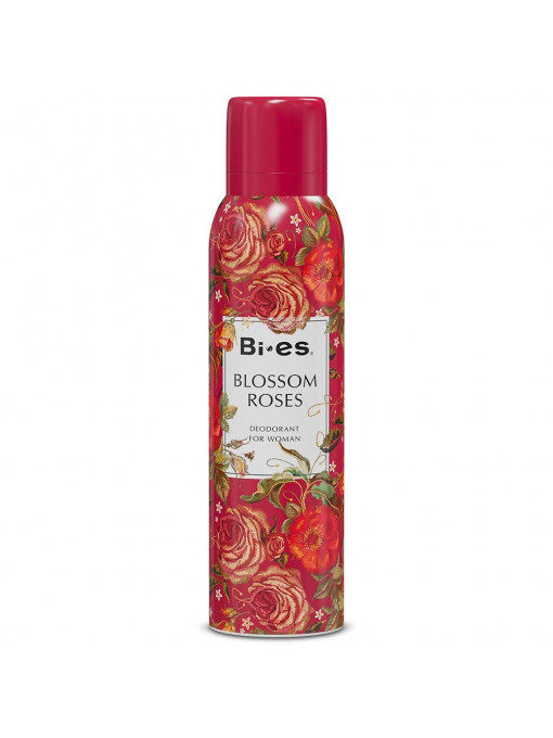 Spray &amp; stick dama, bi es | Deodorant blossom roses bi-es, 150 ml | 1001cosmetice.ro